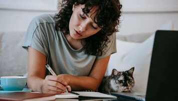 Studerende vrouw