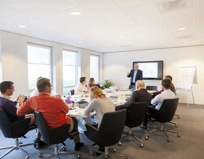 Een weergave van hoe een incompany training bij FOI eruitziet.